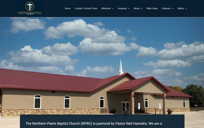 Northern Plains Baptist screenshot