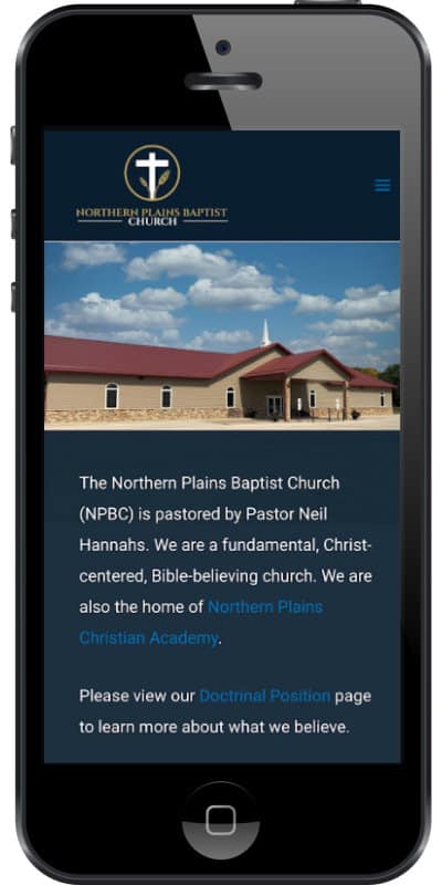 northern plains baptist phone screen