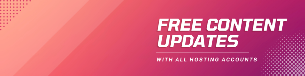 Free Content Updates banner